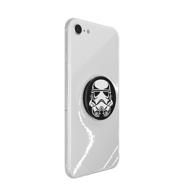 PopSockets Grip Stormtrooper Icon negro/blanco