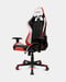 DRIFT DR175 Sedile da gioco universale Sedile imbottito Nero, Rosso, Bianco