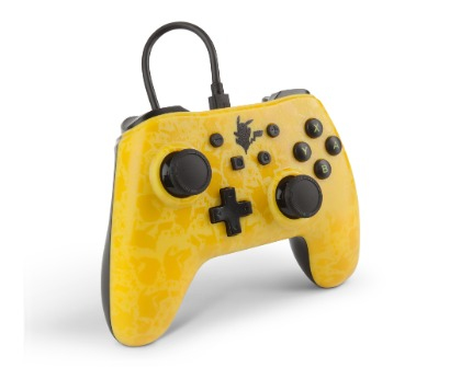 PowerA Pikachu Silhouette Giallo Controller USB analogico/digitale per Nintendo Switch