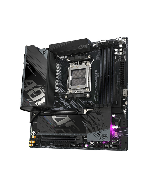 Gigabyte X870M AORUS ELITE WIFI7 - vue 3