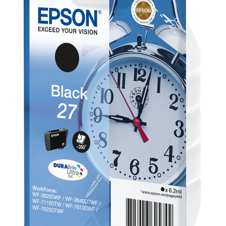 Epson Alarm clock Cartouche Réveil 27 Encre DURABrite Ultra N Neuf - vue 2