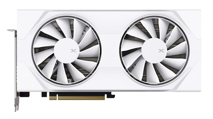XFX RX-96TSW8GWQ scheda video AMD Radeon RX 9060 XT 8 GB GDDR6 (XFX VGA 8GB RADEON RX9060XT SWIFT DF OC WHITE Gaming 2xDP/1xHDMI Swift Radeon RX 9060XT OC WHITE Gaming Edition 8GB)