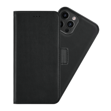 Robusta funda y carcasa magnética 2 en 1 para Apple iPhone 12 Pro Max, negro ónix