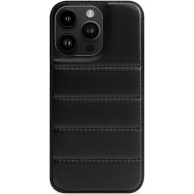 Coque matelassée Apple iPhone 15 Pro Max -  - Noir - Cuir grainé