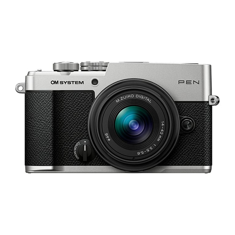 OM SYSTEM PEN Silver + Objectif 14-42mm f/3.5-5.6 III - Neuf