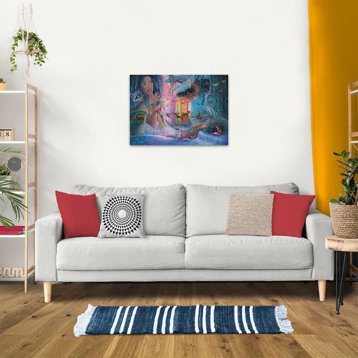 Puzzle 1000 pièces : Pocahontas Ravensburger France - vue 9