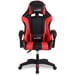 Amstrad AMS-800-RED Fauteuil / Chaise de bureau Gamer coloris noir & rouge - coussin lombaire