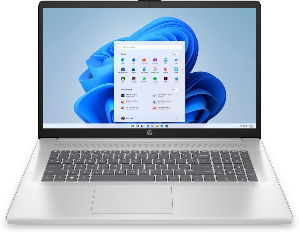 PC Portable HP 17 cn3007nf 17 3 FHD Core i3 N305 RAM 8Go Stockage SSD Windows 11 AZERTY - vue 4