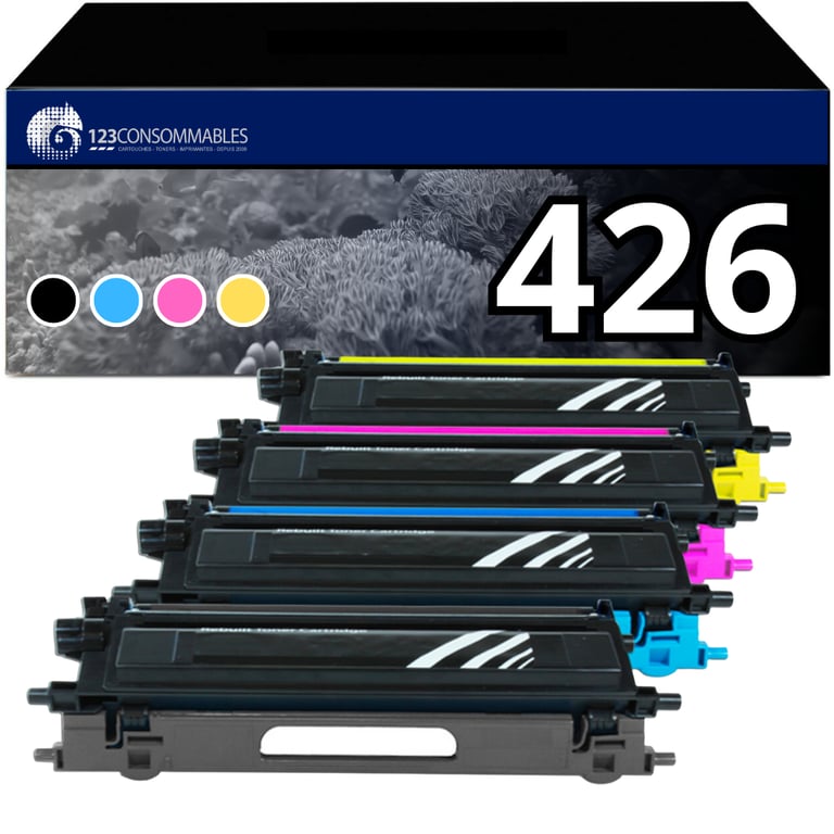Pack 4 Toners compatible BROTHER TN 426 Neuf