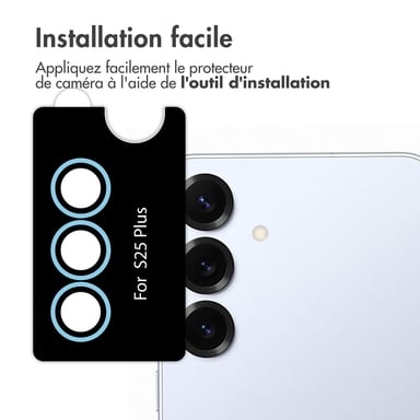 imoshion Lot de 2 protections d'objectif de caméra pour Samsung Galaxy S25 Plus - Icyblue