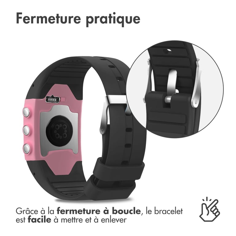 Bracelet Polar M400 / M430 20mm Silicone - vue 3