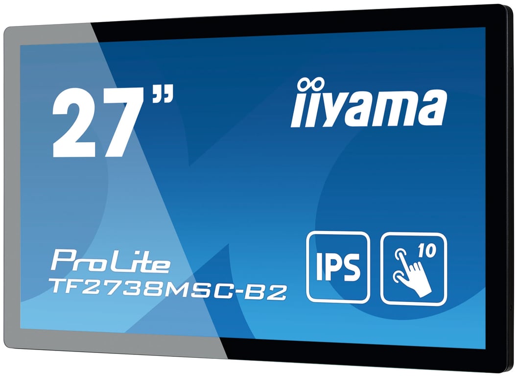 iiyama ProLite TF2738MSC B2 écran plat de PC 68 6 cm 27 1920 x 1080 pixels Full HD LED Écran tactile utilisateur Neuf - vue 3
