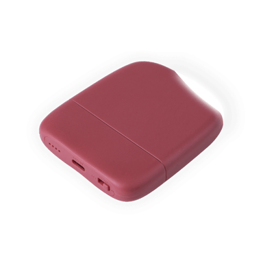 Batería externa XOOPAR de 5000 mAh - Luz táctil integrada - Rojo