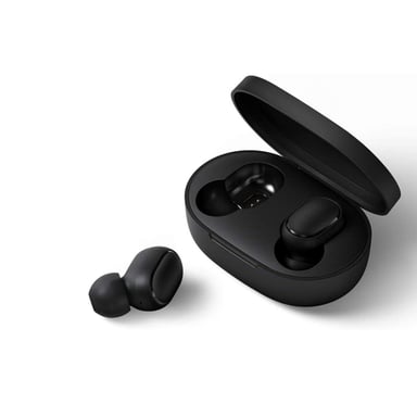 Écouteurs sans fil Bluetooth Smart TWS-A6S avec base de charge noire