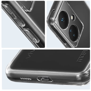 Coque pour Vivo V29 Lite 5G Silicone Souple Ultra-Fine Ming Transparent