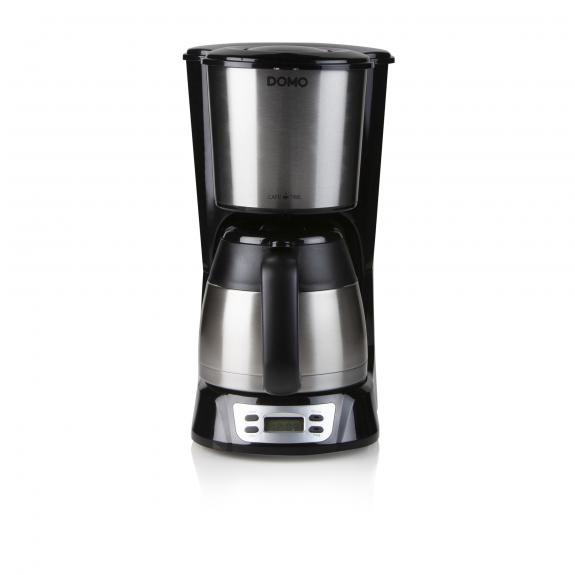 Cafetière filtre DOMO DO709K 1 8 tasses Ecran LCD Minuteur 24 h Acier inoxydable - vue 2
