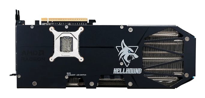 PowerColor Hellhound AMD Radeon RX 9070 XT 16GB GDDR6 OC