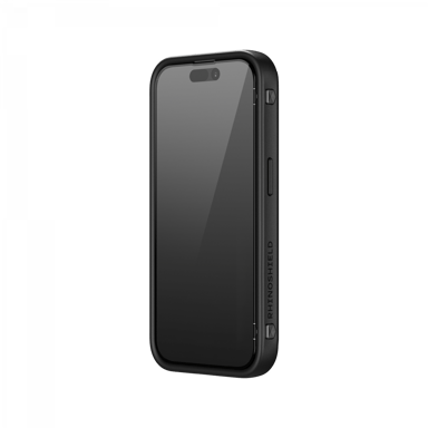 Rhinoshield Gamer Pack para iPhone 15 Pro Protector de pantalla / Rhinobuff Bumper Cover Negro