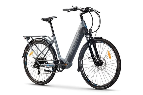 Bicicleta Electrica, Urbana EBIKE-28''PRO, Aluminio. SHIMANO 7v & Doble Frenos Disco Hidráulicos Bateria Integrada Ion Litio 48V 13Ah