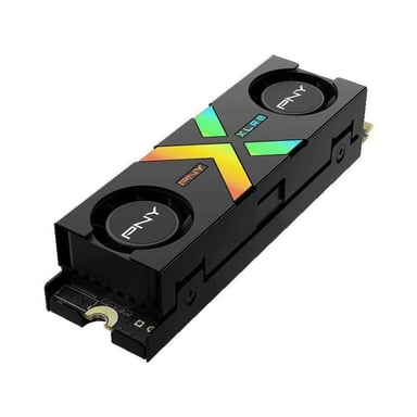 PNY - CS3150 XLR8 Gaming EPIC-X RGB - Disque dur SSD Interne - 2To - M.2 NVMe - RGB Heatsink (M280CS3150XHS-2TB-RB)