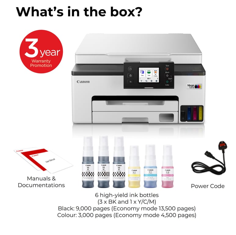 Canon MAXIFY 6169C023 imprimante multifonction Jet d'encre A4 9 1 ppm Wifi Neuf - vue 2