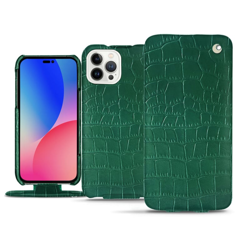 Étui Portefeuille Zanae iPhone 14 Pro Max Vert
