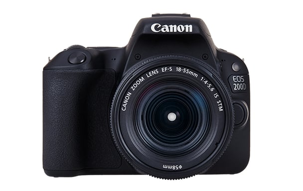 Canon EOS 200D + EF-S 18-55mm f/4-5.6 IS STM + EF 50mm f/1.8 STM Juego de cámara SLR 24,2 MP CMOS 6000 x 4000 Pixeles Negro