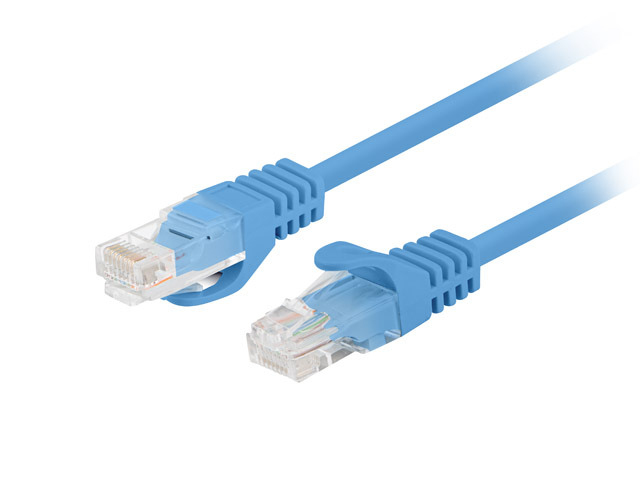 Lanberg PCU6-20CC-0200-B câble de réseau Bleu 2 m Cat6 U/UTP (UTP)