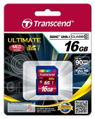 Transcend TS16GSDHC10U1 mémoire flash SDHC MLC Classe 10 Neuf - vue 3