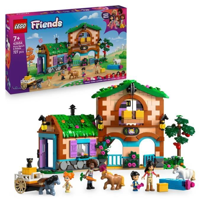 LEGO Friends Le Ranch et les écuries des poneys 42654 LEGO - vue 3