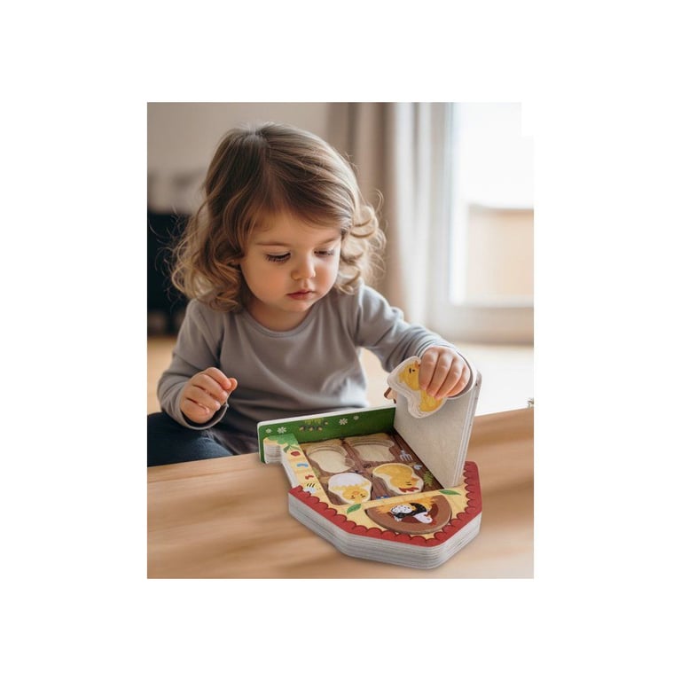 Jouer et Apprendre Famille de la Campagne Jeu déveil en bois LISCIANI Logique et imagination - vue 3