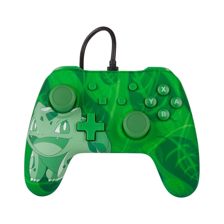 PowerA Bulbasaur Overgrow USB Manette de jeu AnalogiqueNumérique Nintendo Switch Neuf