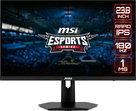 MSI G244F E2 monitor PC a schermo piatto 60,5 cm (23,8'') 1920 x 1080 pixel Full HD Nero