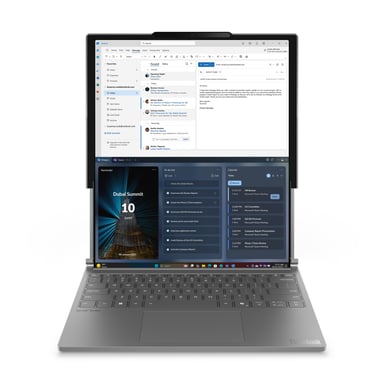 Lenovo ThinkBook Plus G6 Rollable Copilot+ PC Intel Core Ultra 7 258V Ordinateur portable 42,4 cm (16.7'') 32 Go LPDDR5x-SDRAM 1 To SSD Wi-Fi 7 (802.11be) Windows 11 Pro Français Gris