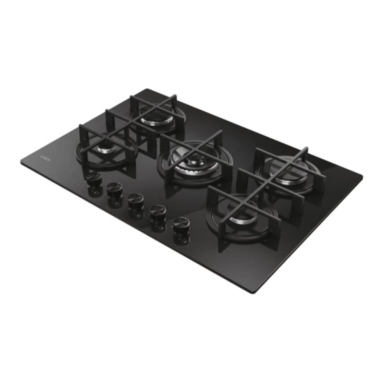 Candy CVG74WTB Plaque de cuisson à gaz 4000W Noir - vue 5