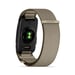 Pulsera inteligente Cirqa con conexión Garmin, tallas L-XL, color beige.