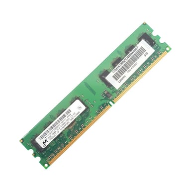 2Go RAM DDR2  MT16HTF25664AY-667G1 DIMM PC2-5300U 2Rx8