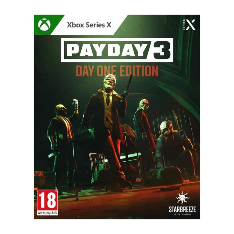 Payday 3 - Jeu Xbox Series X - Édition Day One - Neuf