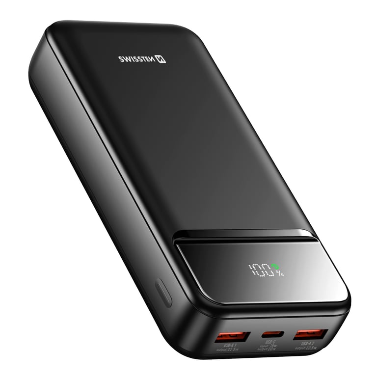 Batterie Externe 20000mAh avec USB C et 2 USB Écran LED Compacte Neuf