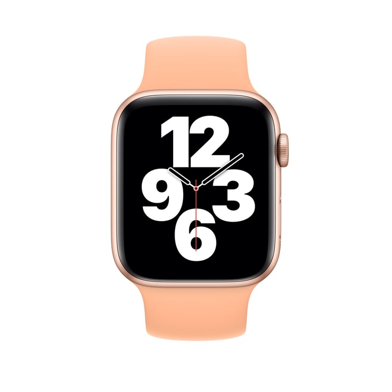 Bracelet Boucle unique en Silicone pour Apple Watch | 44454649 mm Taille 7 Cantaloupe Neuf - vue 3