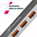 Canyon DS-13 USB Tipo C 5000 Mbit/s Gris