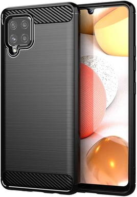 Samsung Galaxy A42 5G Coque style carbone noir