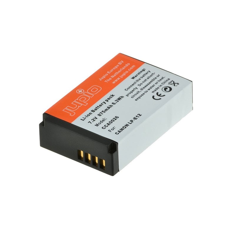 JUPIO Batterie compatible avec CANON LP E12 / NB E12 Neuf