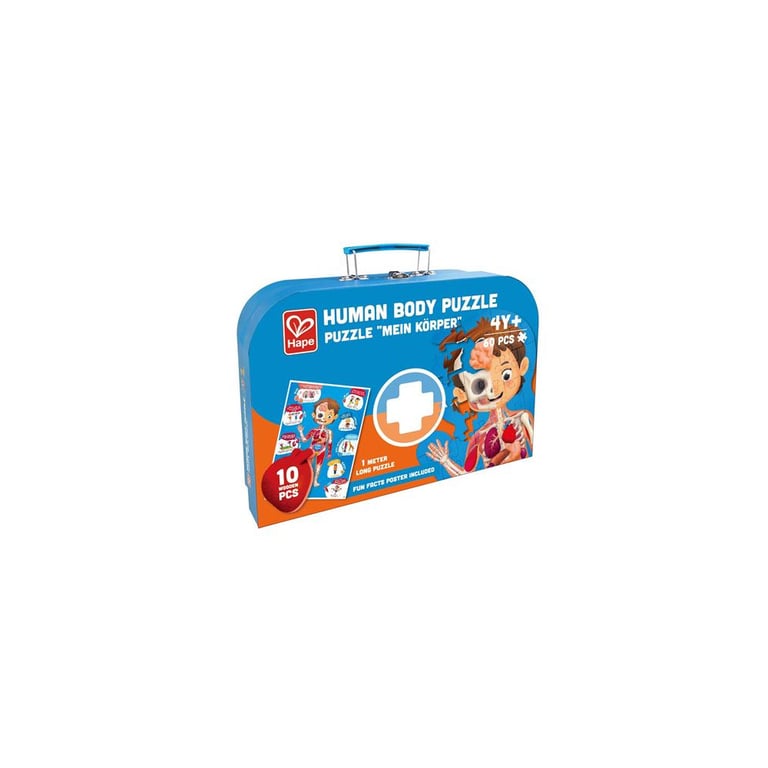 Puzzle Éducatif Corps Humain Hape pour Enfants Neuf