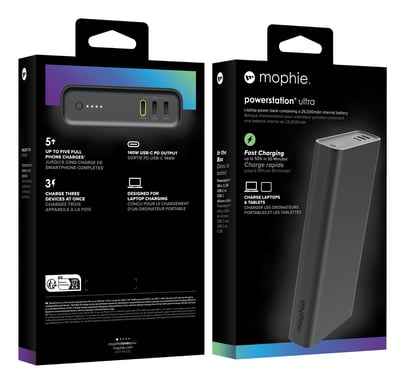 mophie Powerstation Ultra 25000 mAh Negro