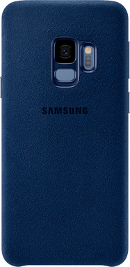 Coque rigide Samsung EF-XG960AL en Alcantara bleue pour Galaxy S9 G960