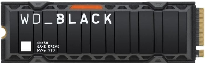 WD Black - Disque SSD Interne avec dissipateur - SN850 - 500 Go - M.2 NVMe PCIe Gen4