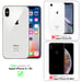 Funda para Apple iPhone X / XS en TURQUESA MENTA Funda protectora con cierre magnético, función de soporte y 2 ventanas de visualización.