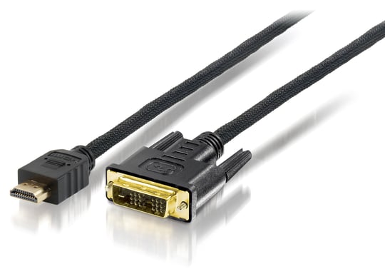Equip 119325 Câble HDMI vers DVI-D, 5,0m, bidirectionnel - Neuf