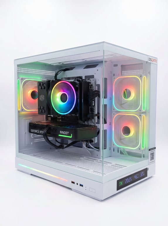 PC Gamer DSGate M6 IV Cloud Q Intel Core i5 NVIDIA RTX 5060 8 Go SSD - vue 3
